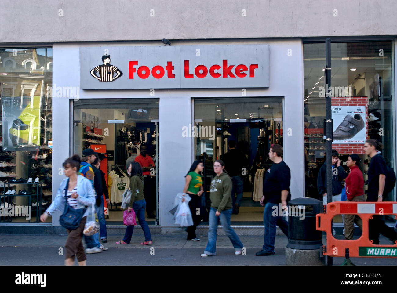 Foot Locker store in Camden town market ; London ; U.K. United Kingdom England Stock Photo