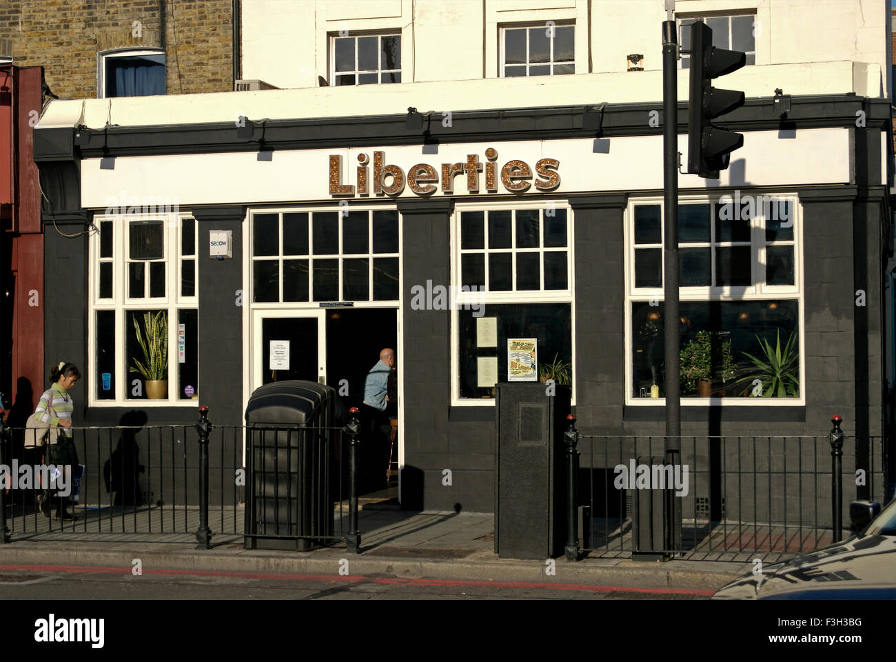 Liberties restaurant, Camden Town, London, England, United Kingdom, UK Stock Photo