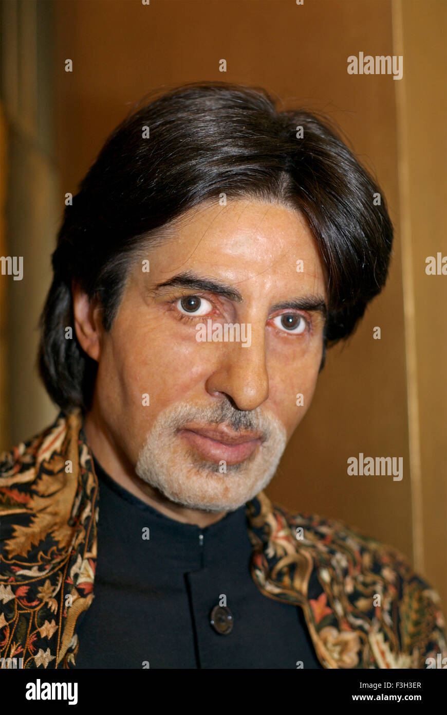 Model actor Amitabh Bachchan wax statue at Madame Tussauds Wax Museum ; London ; U.K. United Kingdom England Stock Photo