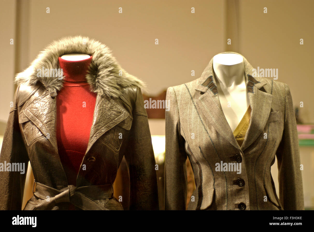Women clothes on display in store in Cambridge ; U.K. United Kingdom