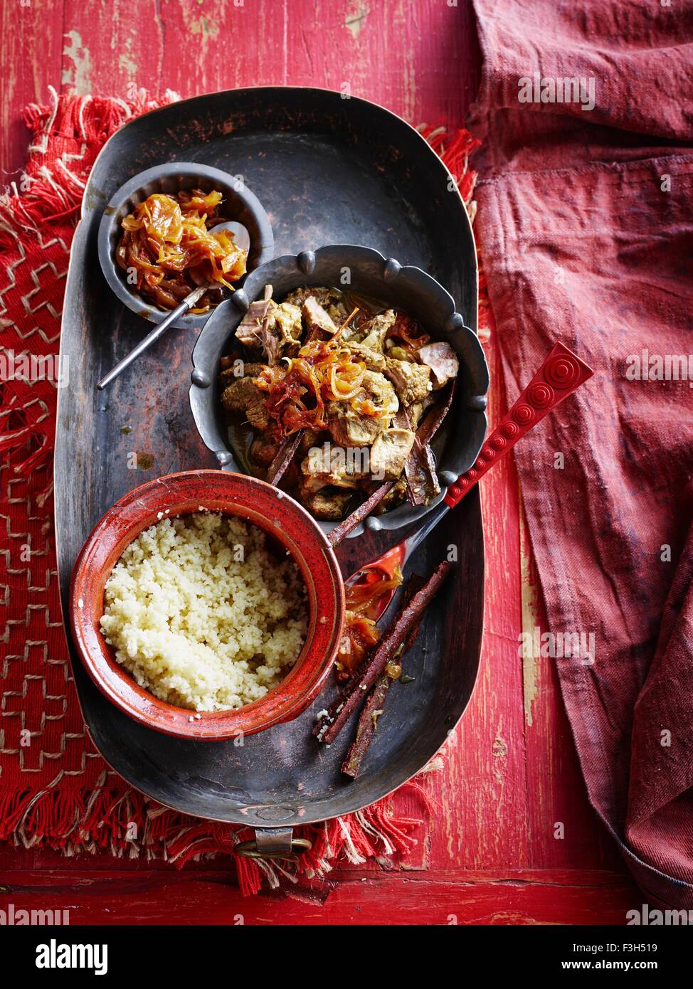 RasElHanout Goat Tagine Stock Photo Alamy