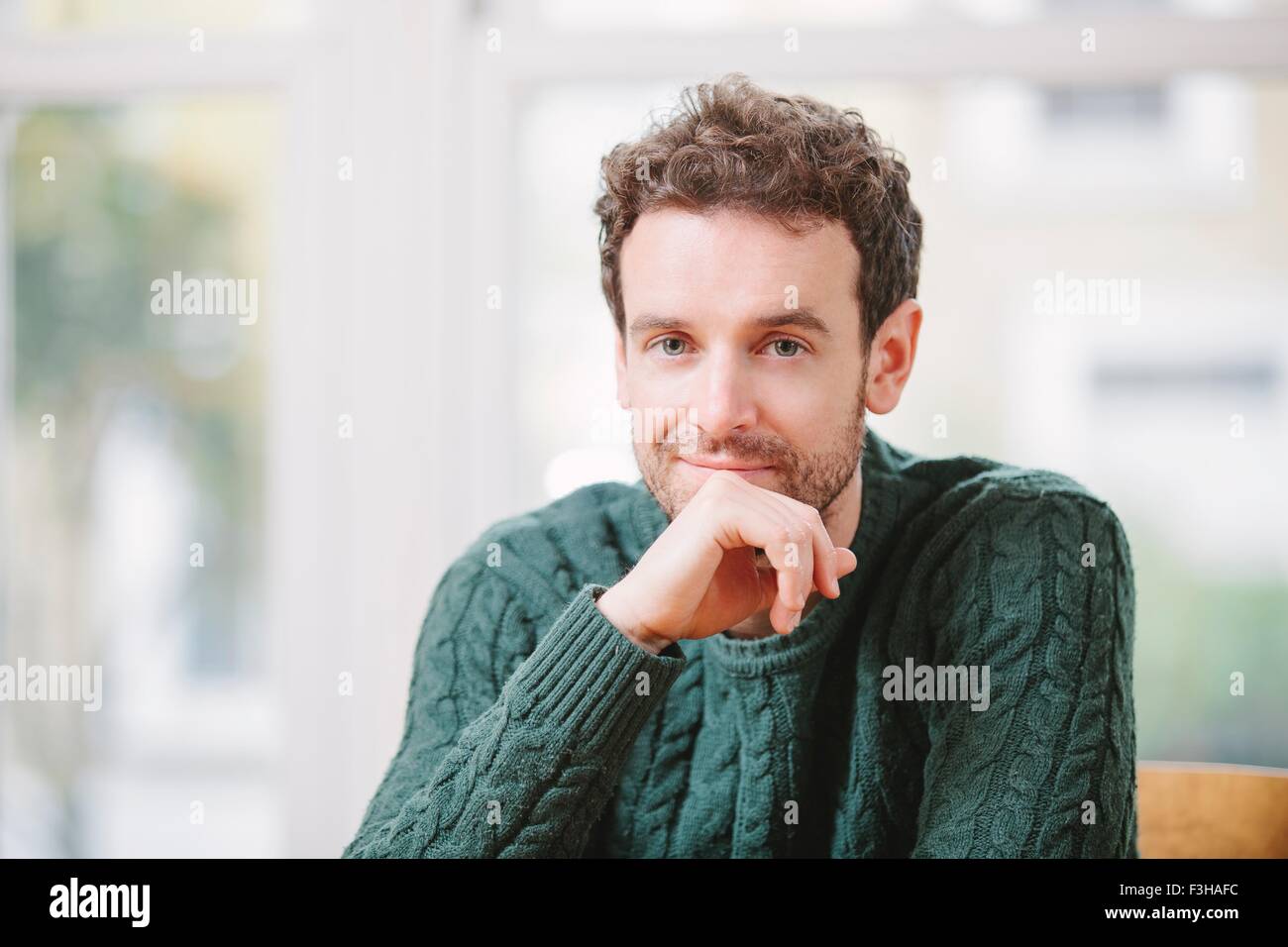 Portrait of a mid adult man Stock Photo