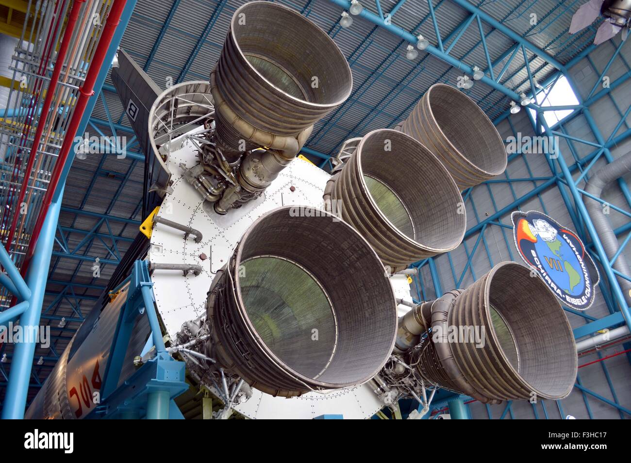 Apollo Rockets On Display Apollo V11 rocket on display at Kennedy Space Center Stock Photo - Alamy