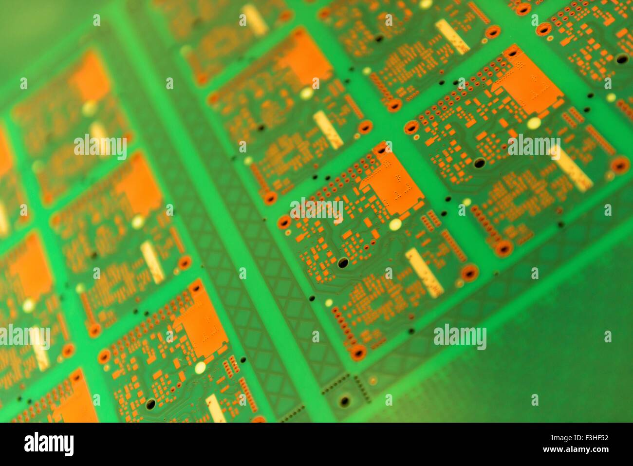 Circuit board detail in circuit board factory Stock Photo Alamy