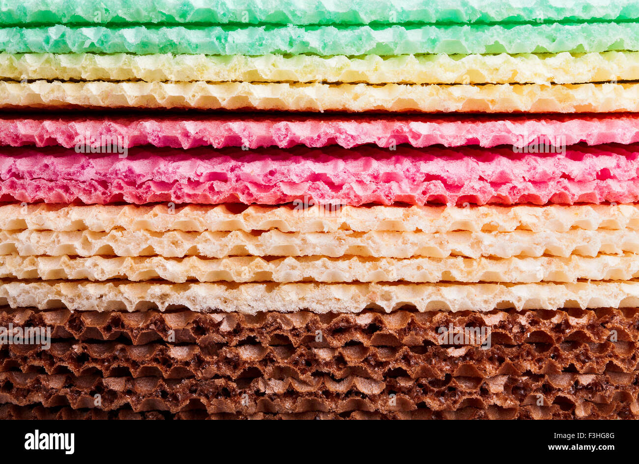 waffle texture pattern Stock Photo
