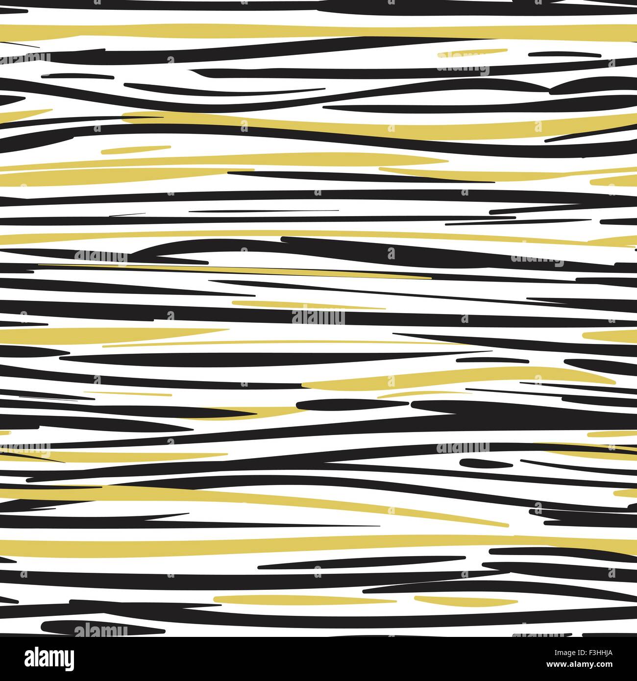 Abstract hand drawn black and gold seamless patterns Stock Vector Image ...