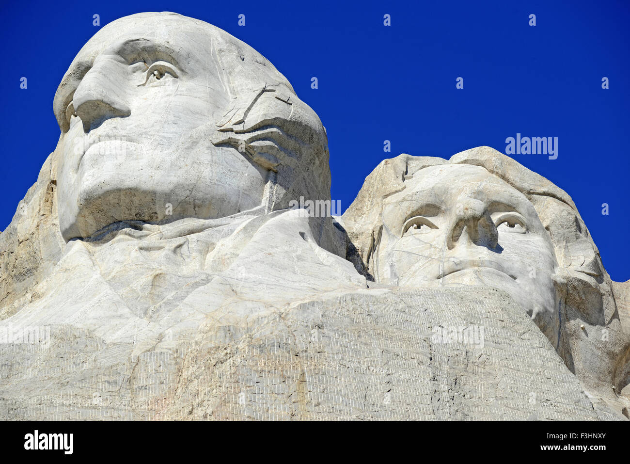 Mount Rushmore National Memorial, symbol of America located in the Black Hills, South Dakota, USA Stock Photo