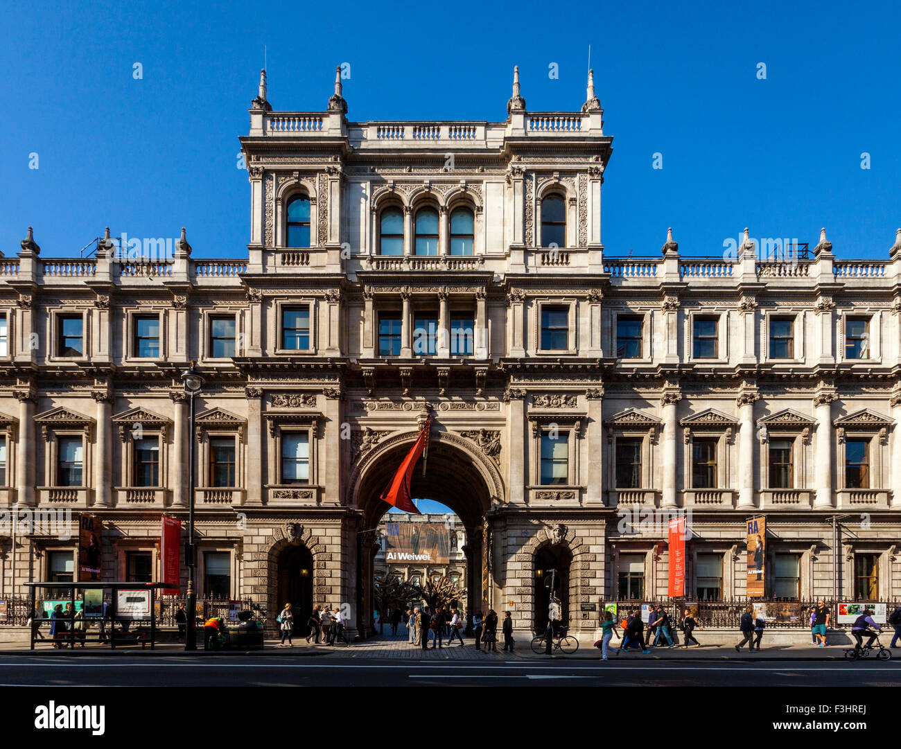 The Royal Academy of Arts, Piccadilly, London Stock Photo