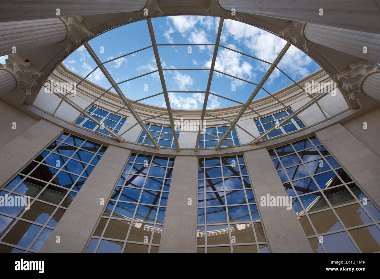 Detail Of Albanian College Main Entrance Durres Albania Stock Photo