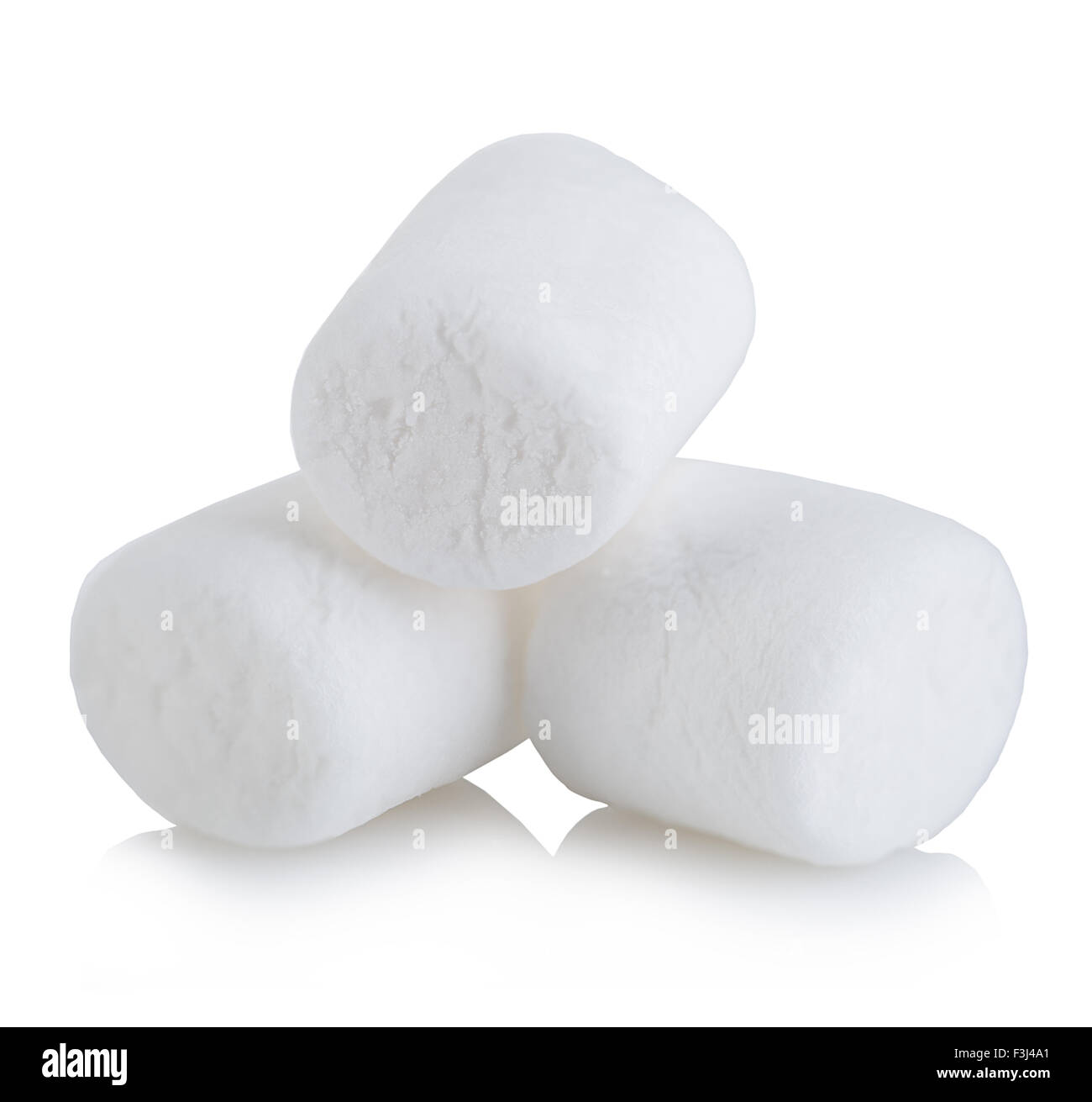 Marshmallow isolated on white background Stock Photo - Alamy