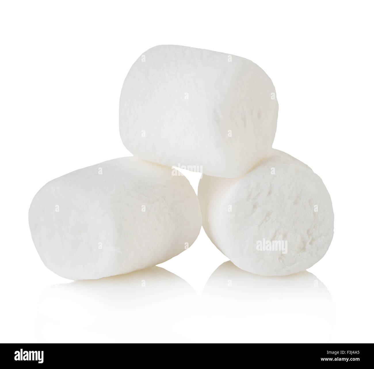 Marshmallow isolated on white background Stock Photo - Alamy