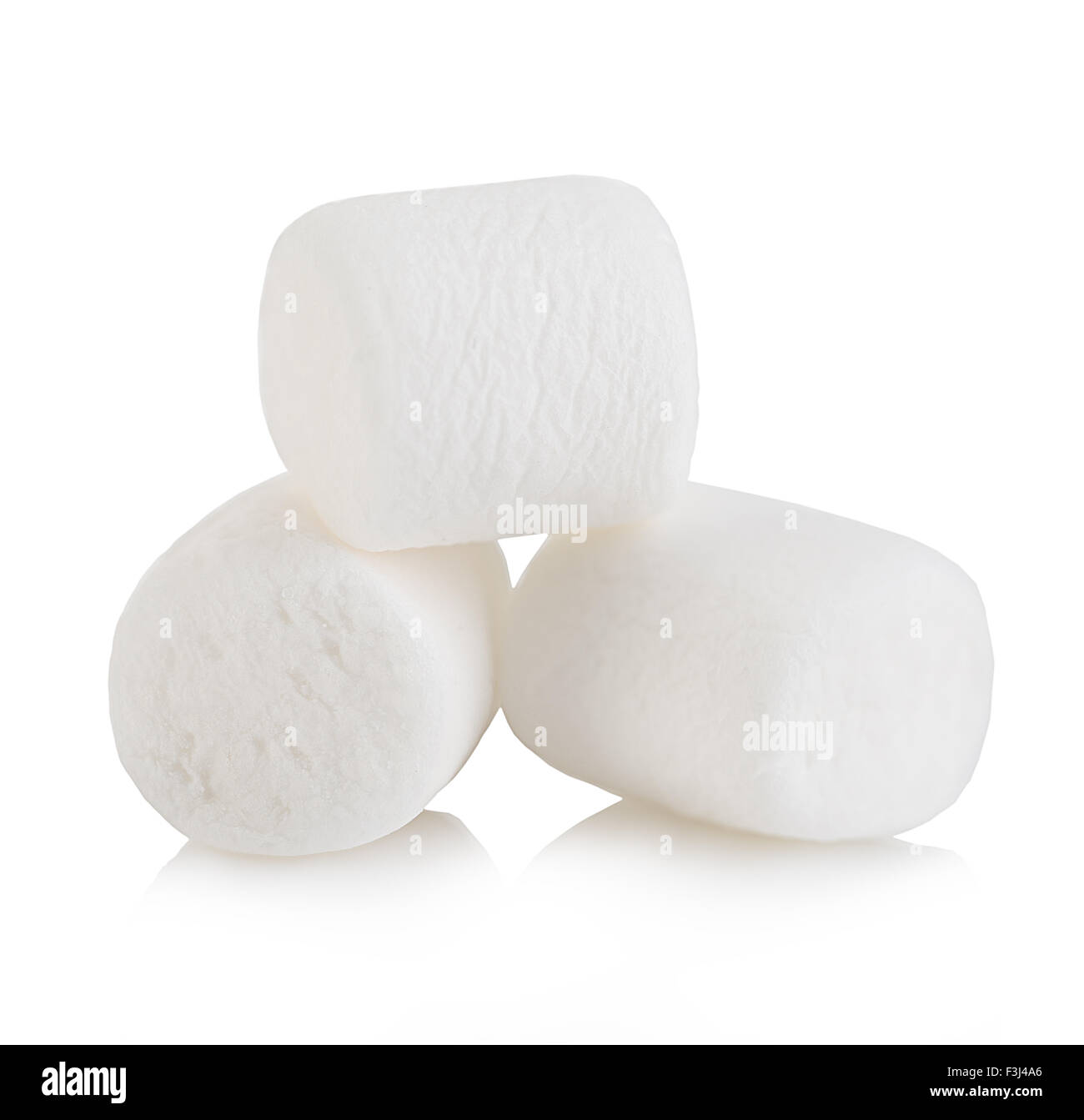 Marshmallow isolated on white background Stock Photo - Alamy