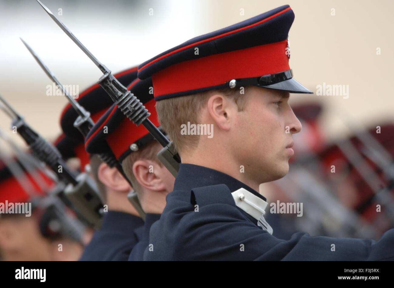 Prince William, Duke of Cambridgen seen on parade in 2006 Stock Photo