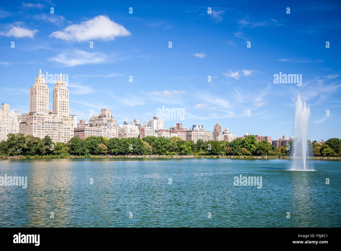 Jacqueline Kennedy Onassis Reservoir in Central Park New York City 