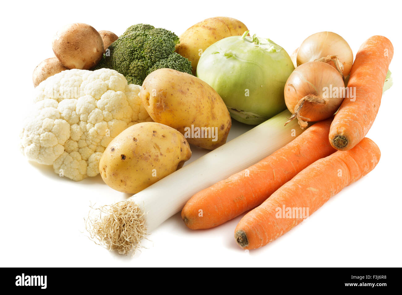 selection of winter vegetables Stock Photo