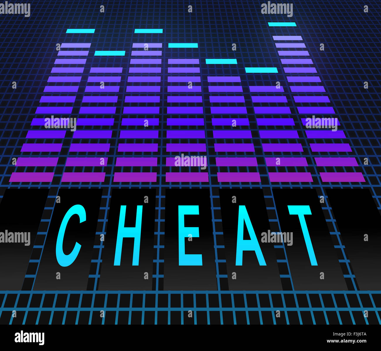 Cheat concept. Stock Photo