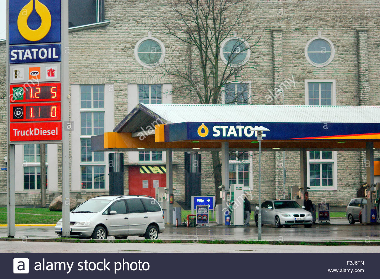 Estonian Gas Station Stock Photos Estonian Gas Station Stock