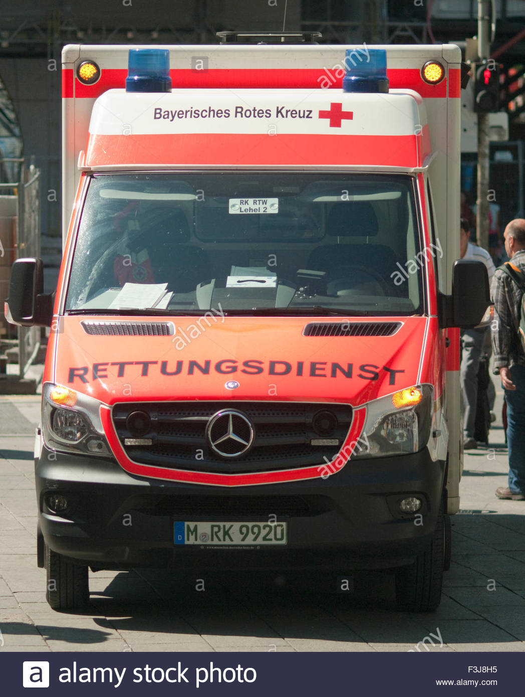 Emergency Services German Ambulance Stock Photos & Emergency Services