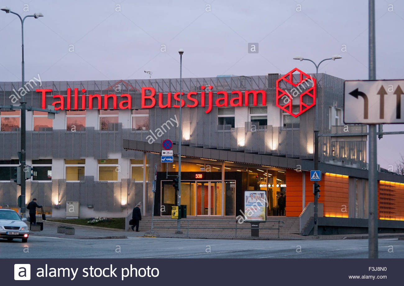 Central Bus Station Tallinn Bussijaam - Tallinn Estonia Europe Stock Photo  - Alamy