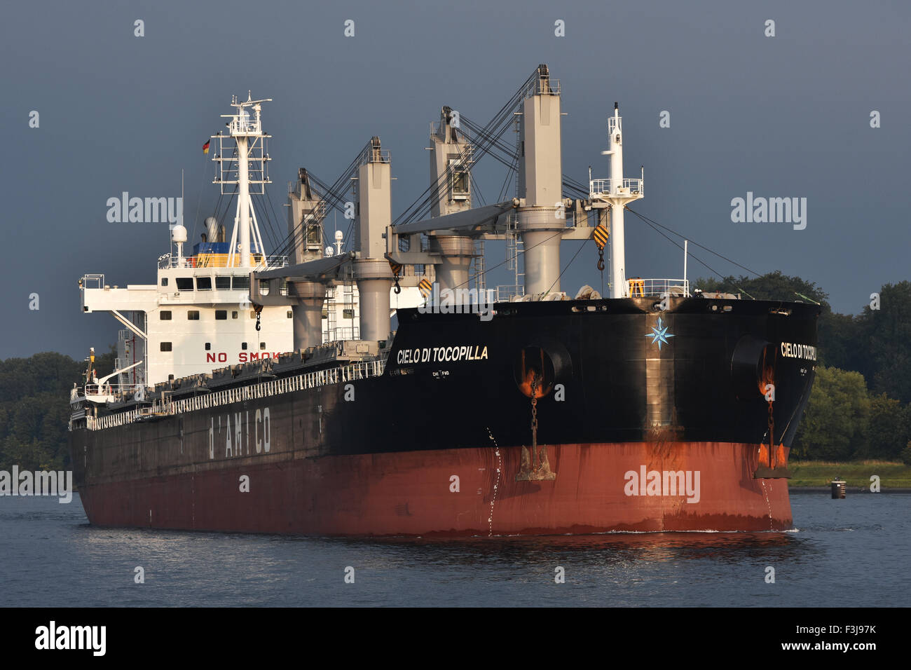 Handysize bulkcarrier Cielo di Tocopilla Stock Photo