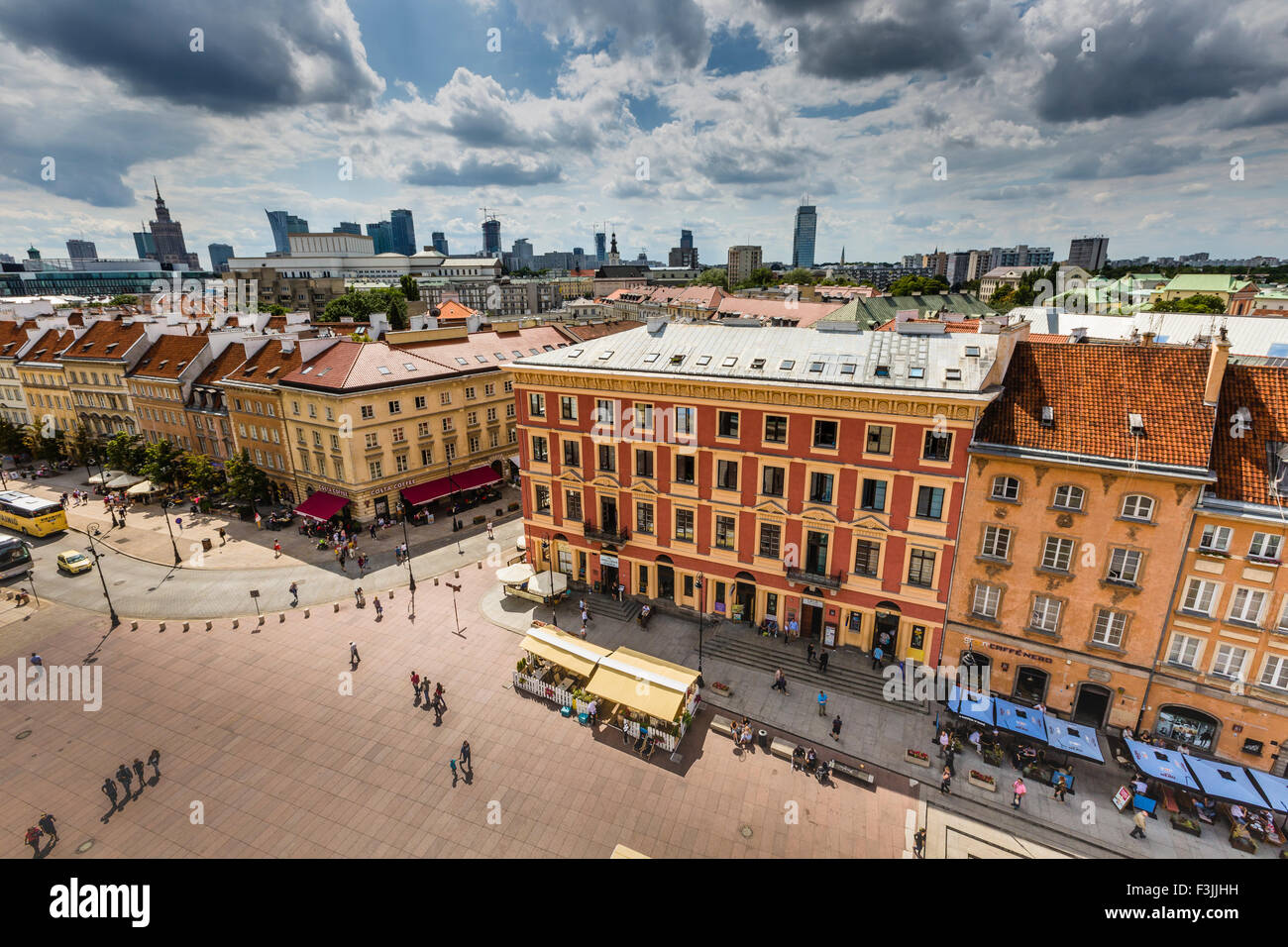 Warsaw's historic Old Town is the only restored city inscribed onto UNESCO's World Heritage list.Poland. Stock Photo