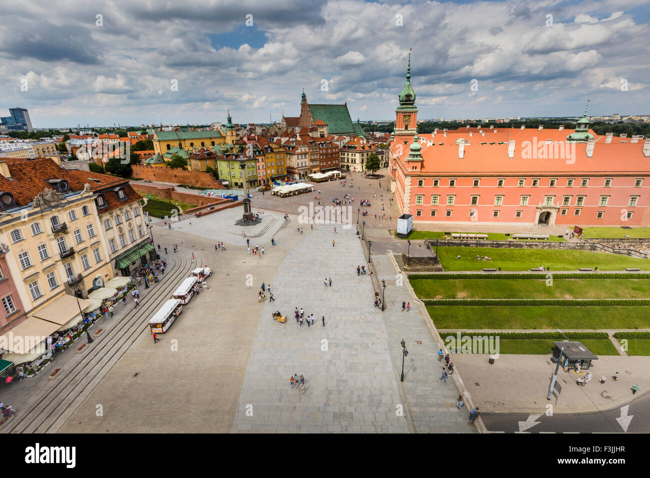 Warsaw's historic Old Town is the only restored city inscribed onto UNESCO's World Heritage list.Poland. Stock Photo