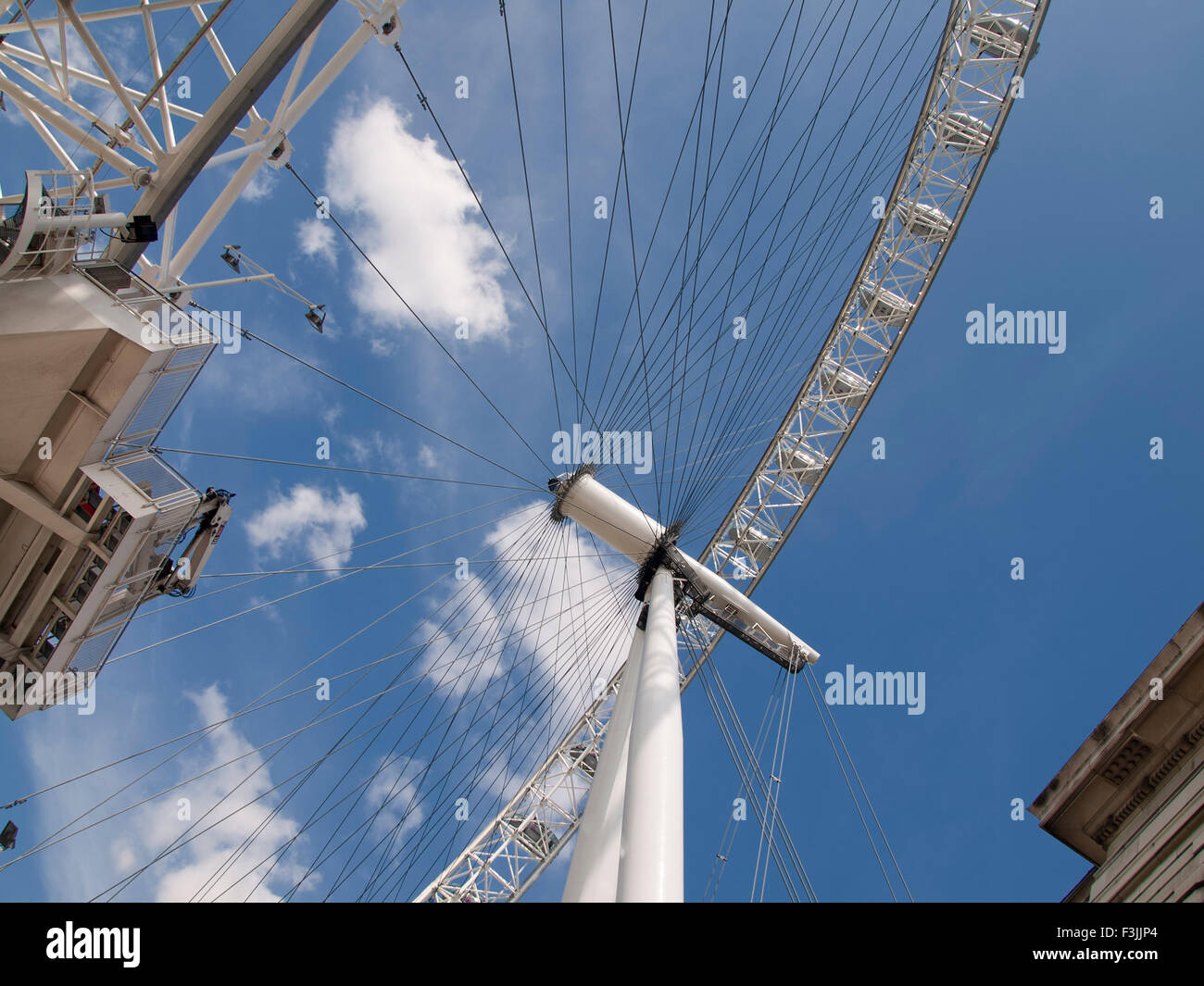 Structure details of the London Eye, Ferris Wheel. London. England