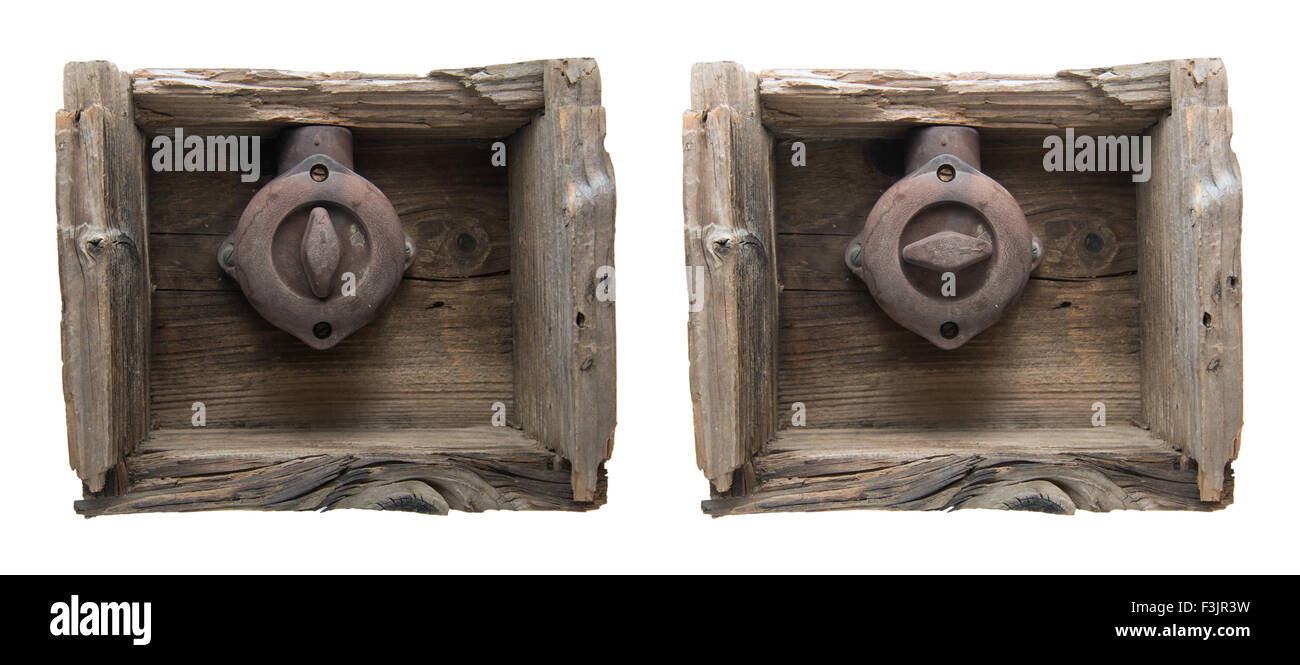 Old switch - On-Off Stock Photo - Alamy