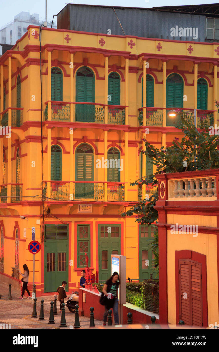 China, Macau, St Lazarus Church District Stock Photo Alamy