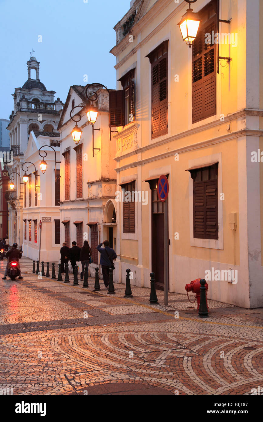China, Macau, St Lazarus Church District Stock Photo Alamy