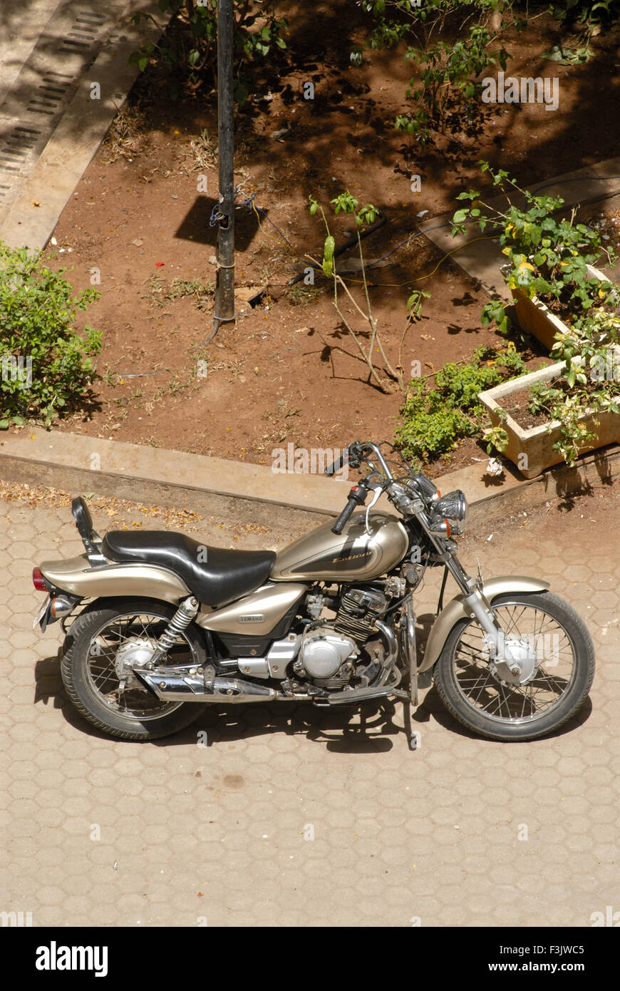 Enticer a two wheeler of Yamaha motor cycle bike Mumbai Bombay Maharashtra India Stock Photo