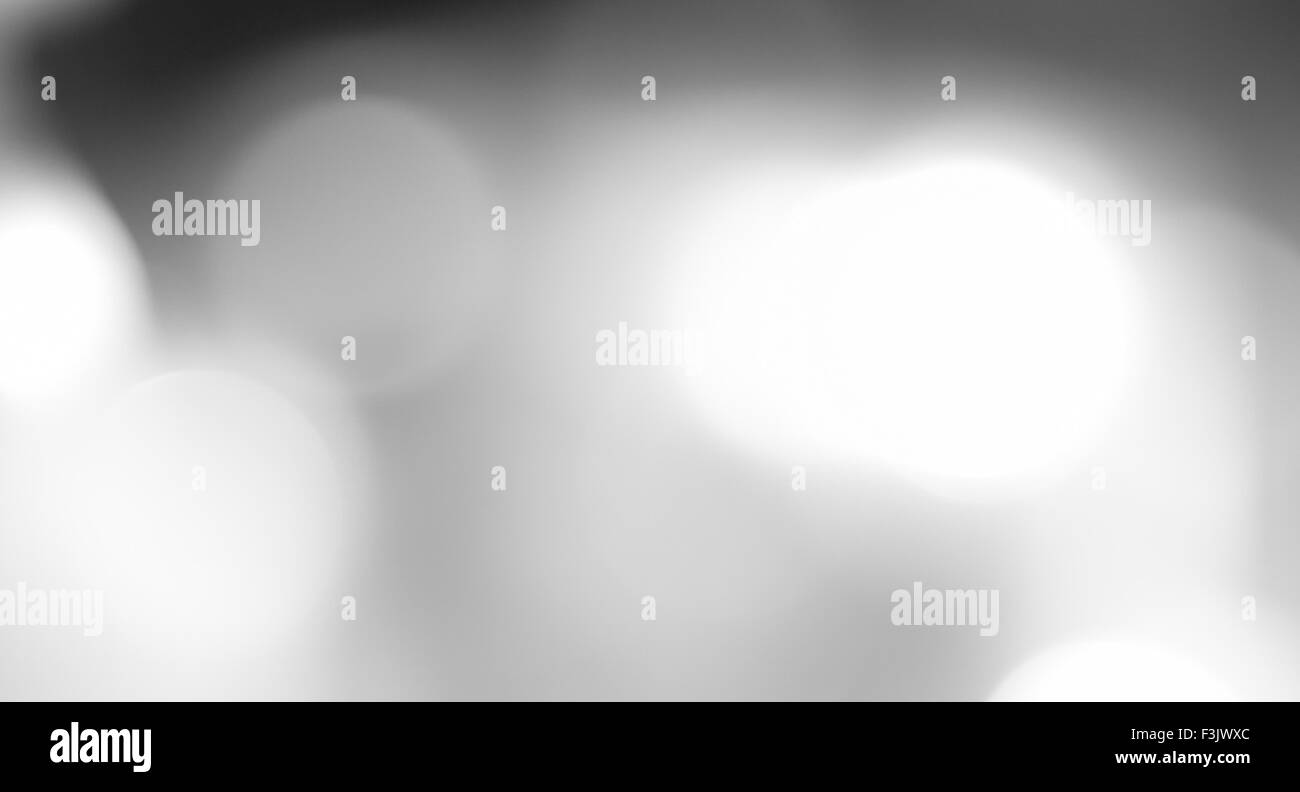 White bokeh abstract background light Black and White Stock Photos ...