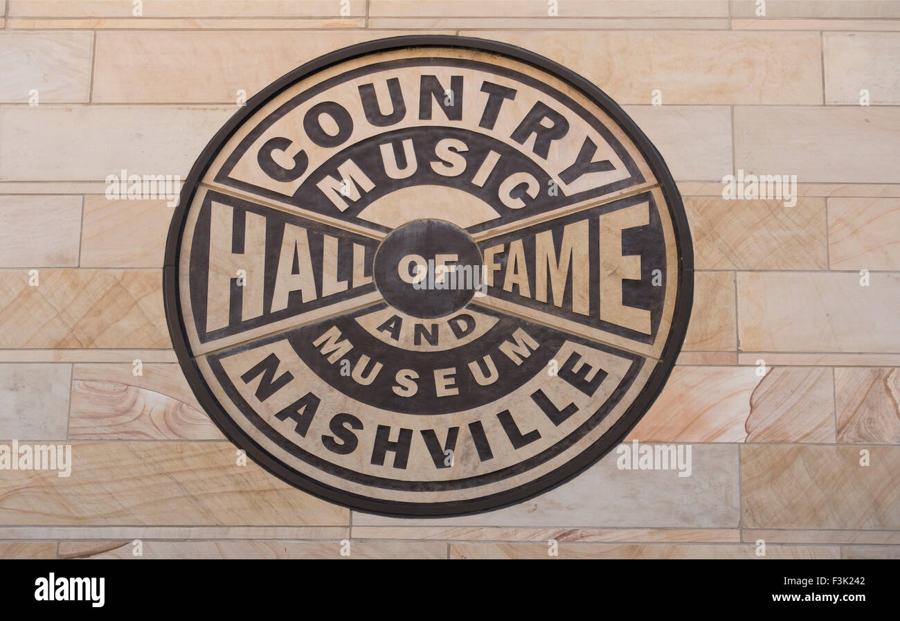 Country Music hall of fame and museum Nashville Stock Photo
