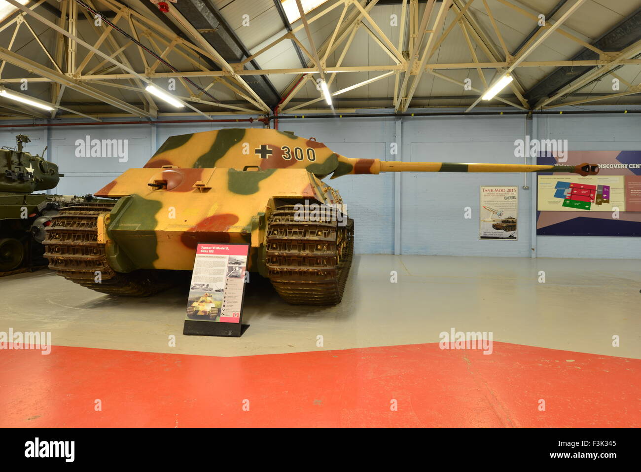 A tank at the Bovington Tank Museum in Bovington Stock Photo