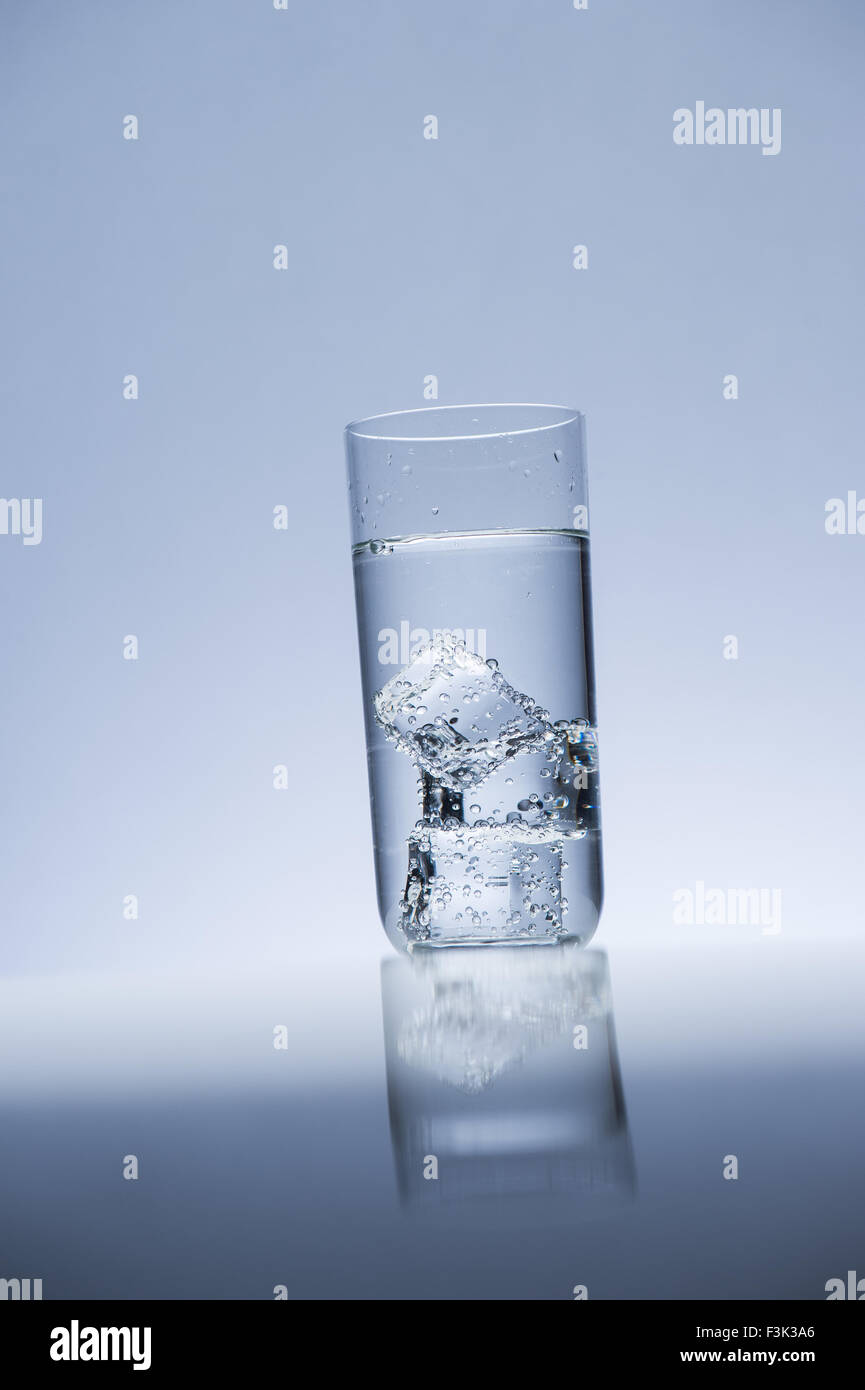 Cold glass of water, soda or alcoholic drink Stock Photo Alamy