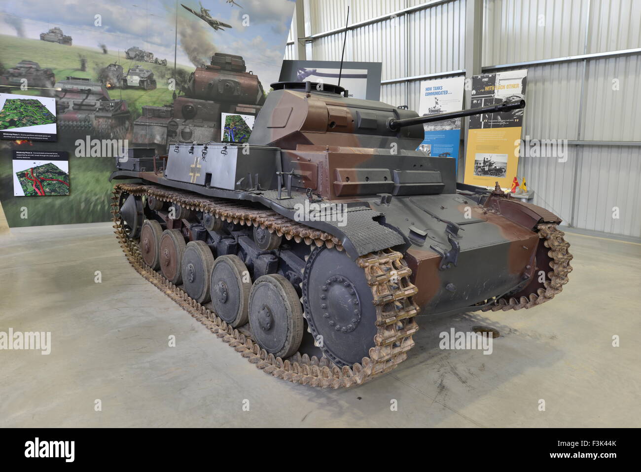 A tank at the Bovington Tank Museum in Bovington Stock Photo