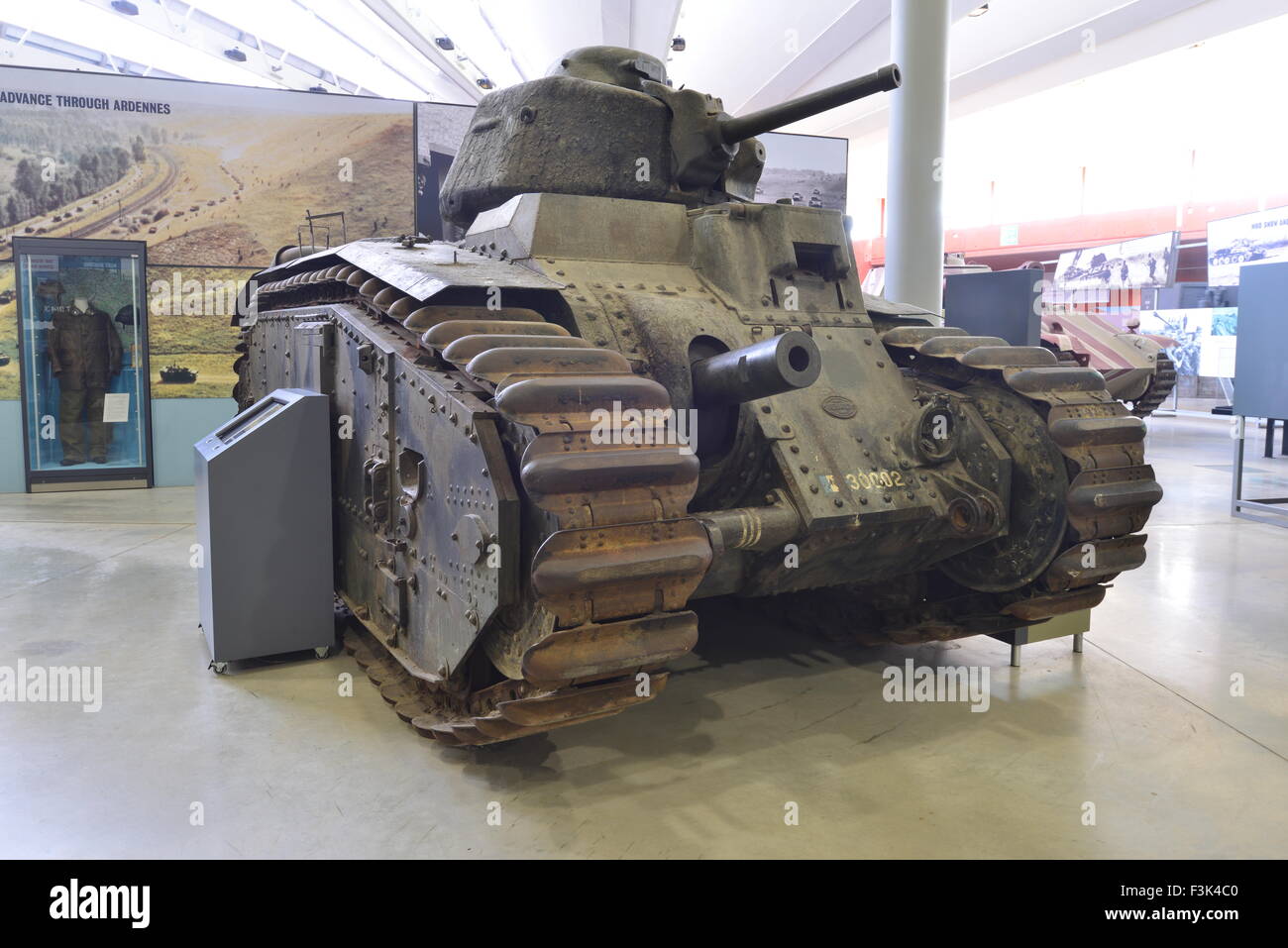 A tank at the Bovington Tank Museum in Bovington Stock Photo Alamy