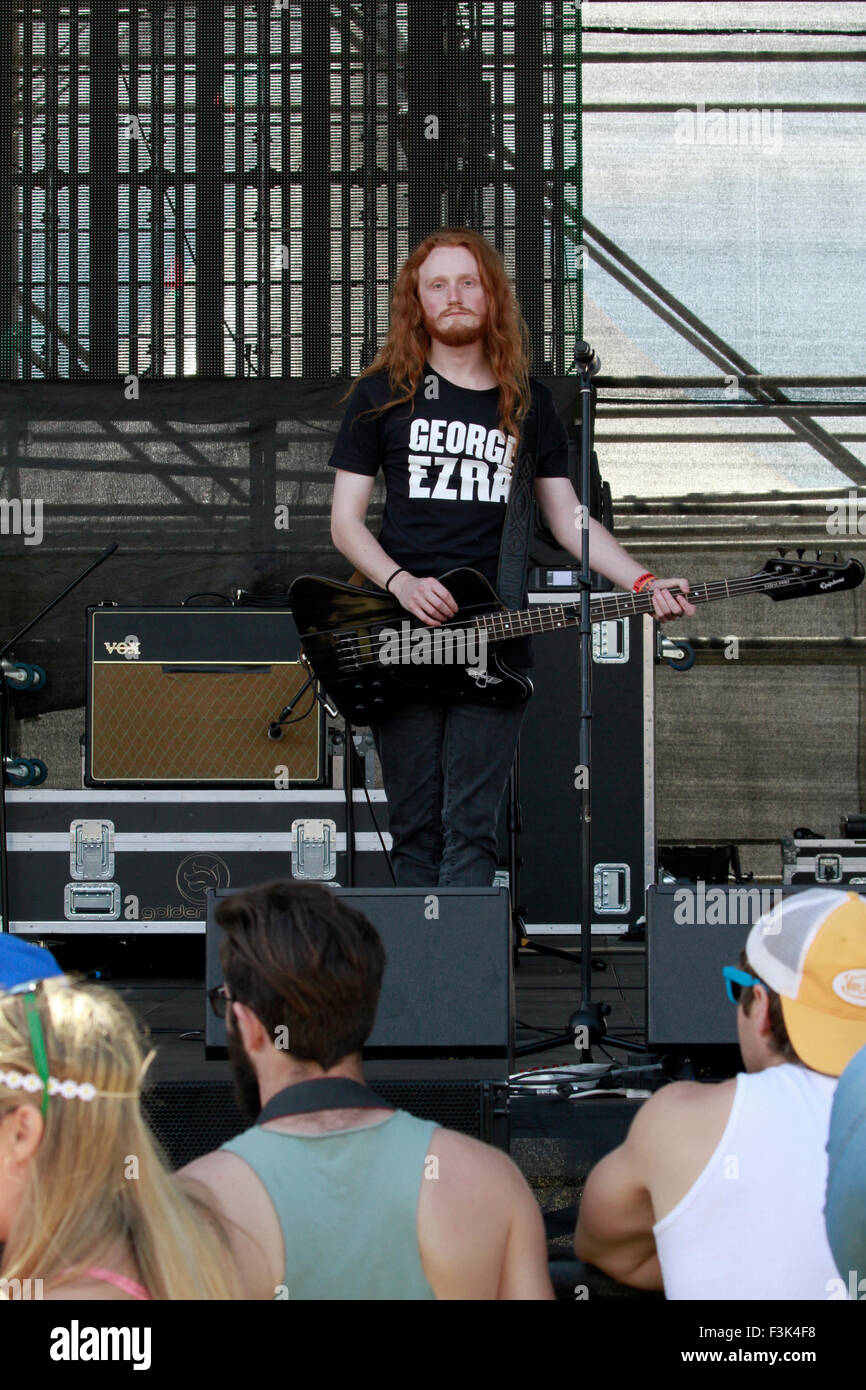 Nicholas Rous, bass player of Cape Town based band Forefront at the ...