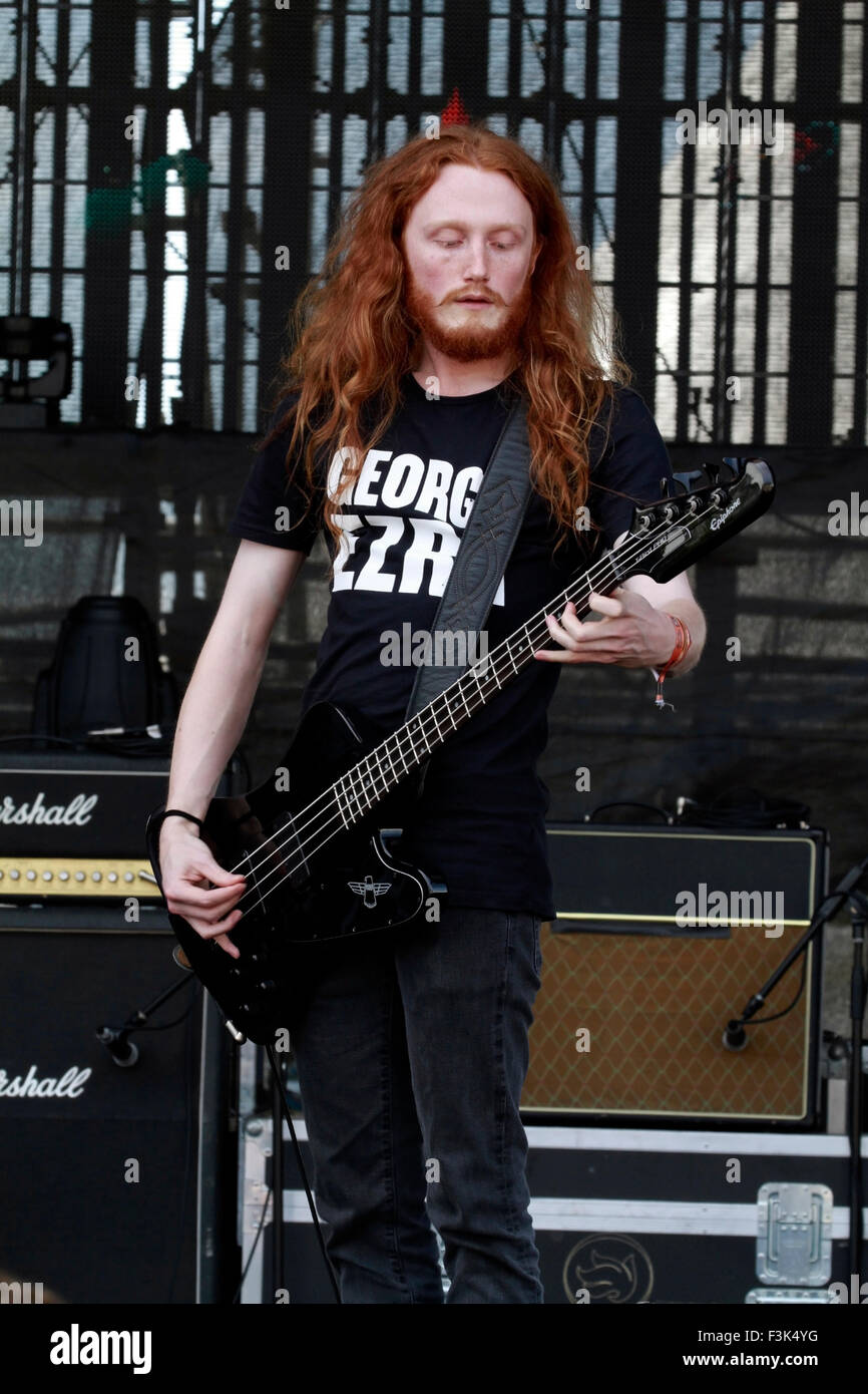 Nicholas Rous, bass player of Cape Town based band Forefront at the ...