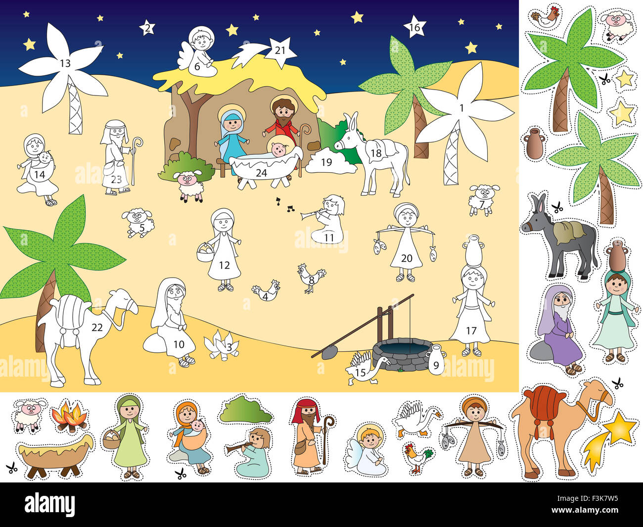 illustration-of-advent-calendar-with-nativity-stock-photo-alamy