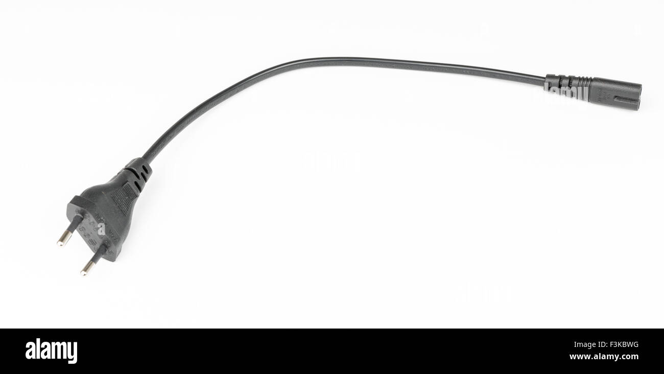 Power cord Europlug Stock Photo Alamy