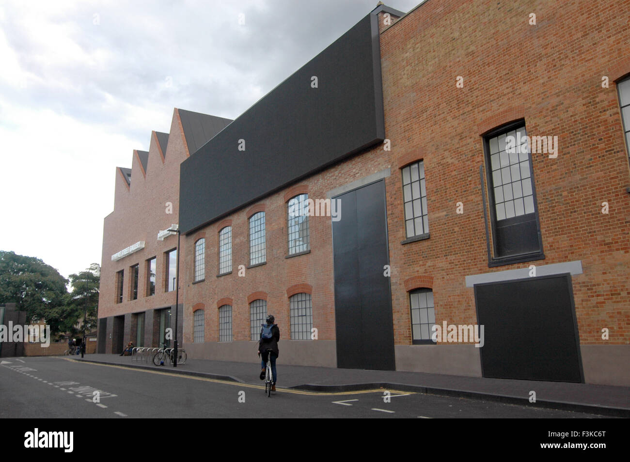 London, UK, 8 October 2015, Damien Hirst opens his new gallery Newport Street in Vauxhall, Lambeth. Designed by architects Caruso St John. It is a 37000 sq ft space made from 3 Victorian buildings. Stock Photo