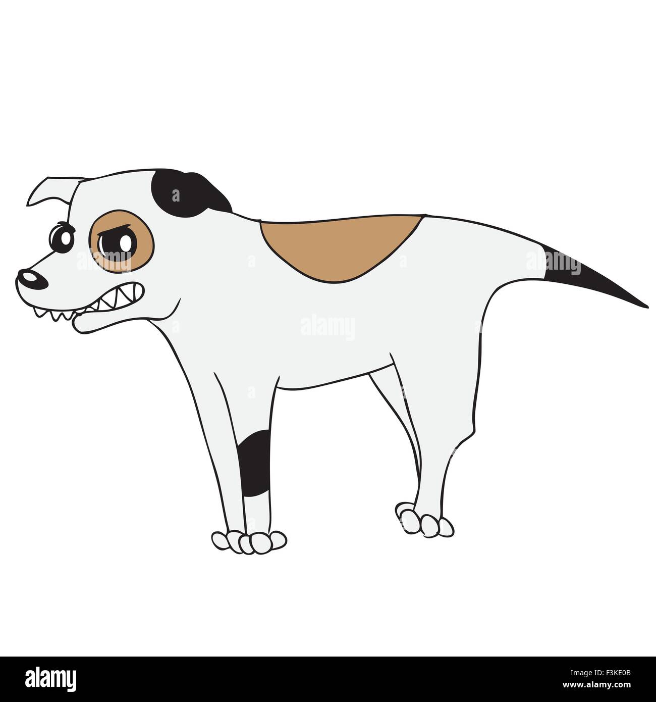 Angry Dog Stock Vector Images - Alamy