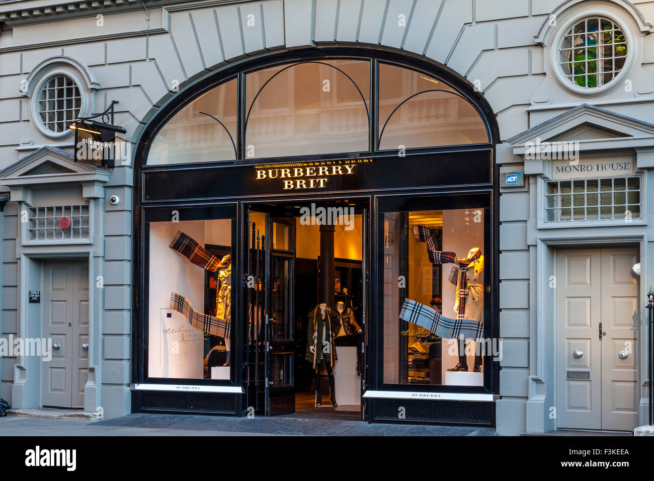 The Burberry Brit Store, Covent Garden, London, UK Stock Photo - Alamy