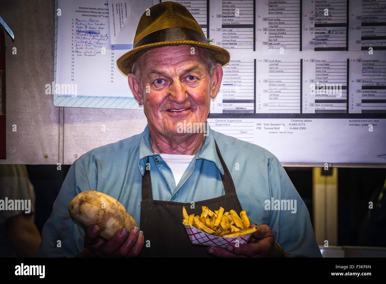 Manheim, Pennsylvania, USA. Lancaster county, last of the Fall fairs