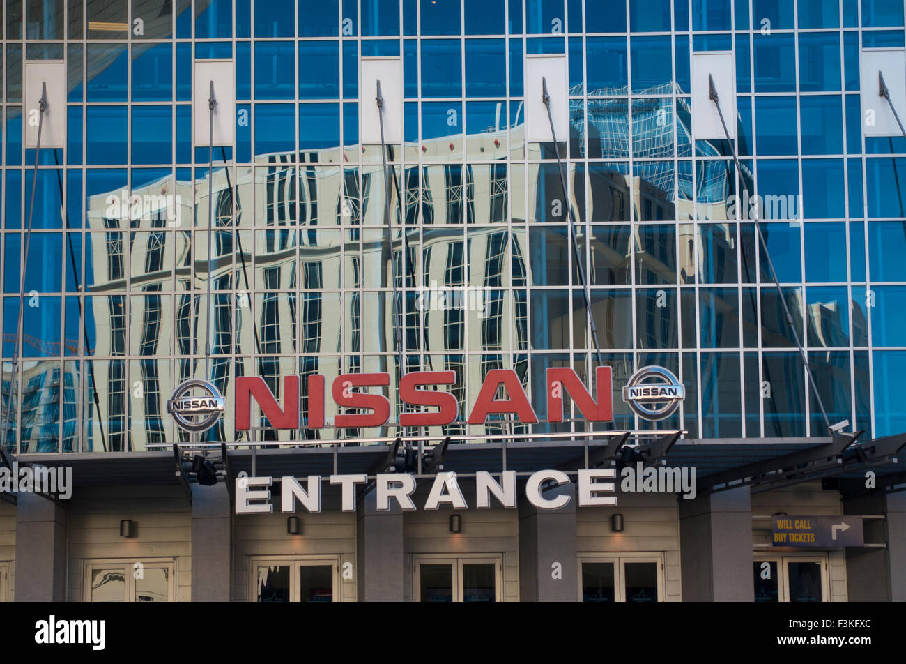 Nissan stadium Nashville Tennessee TN Stock Photo