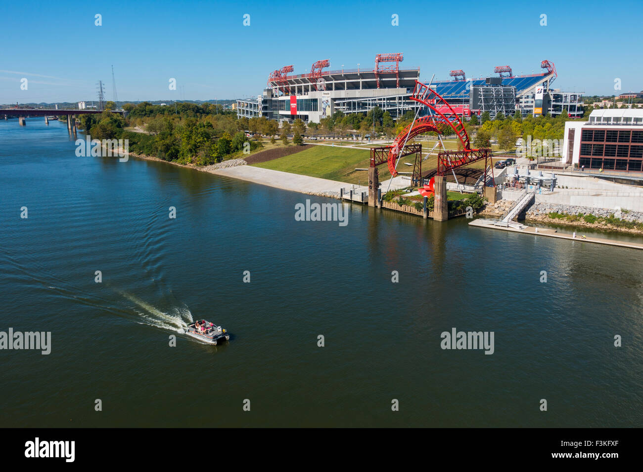 Nissan stadium Nashville Tennessee TN Stock Photo