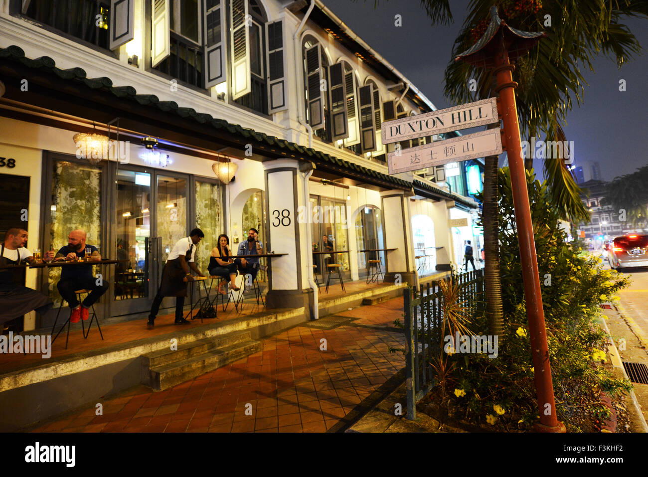 The Tippling Club cocktail bar near Chinatown in Singapore Stock Photo