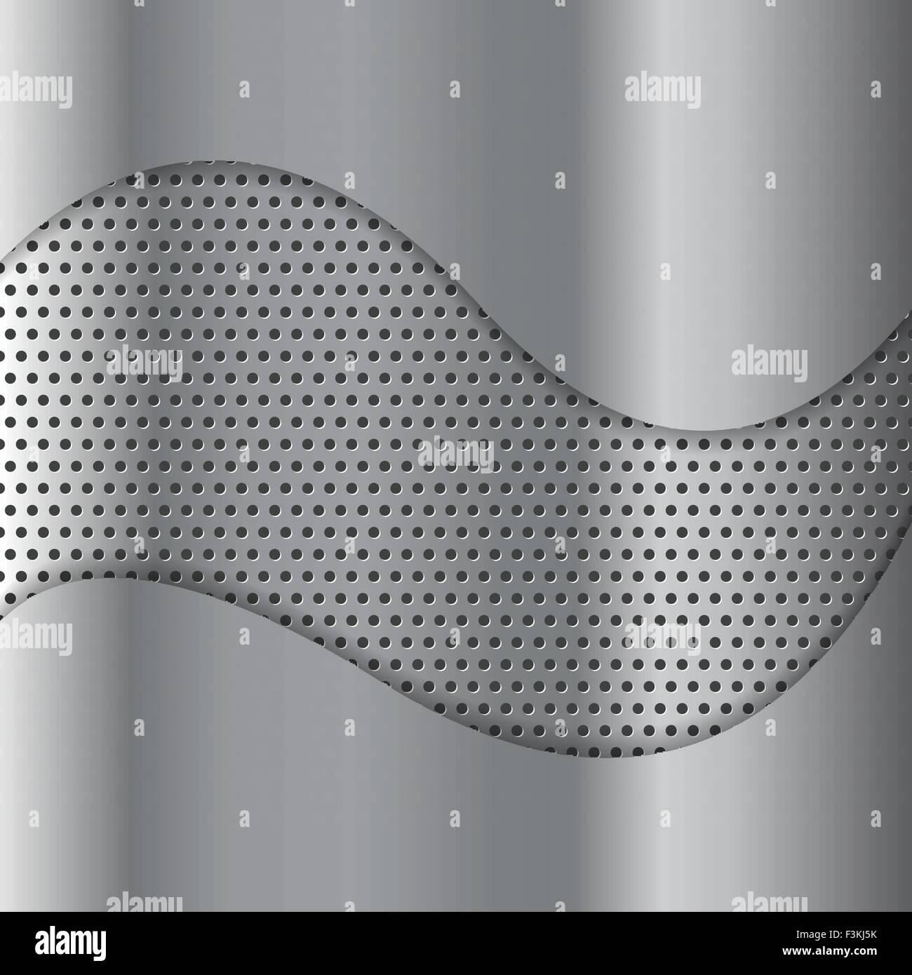 Abstract perforated metal texture vector design Stock Vector Image