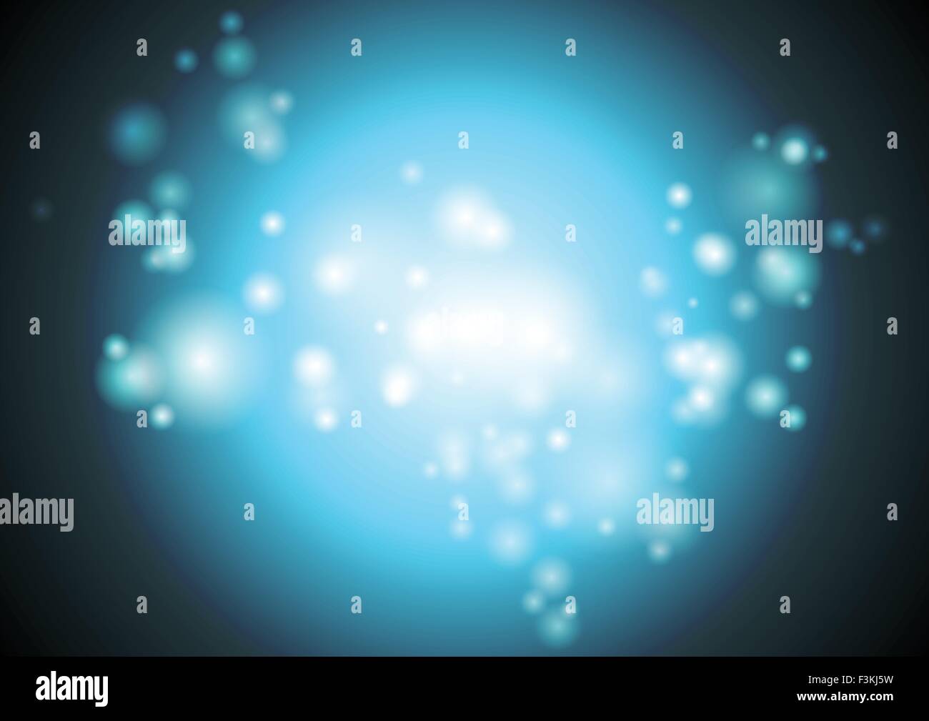 Bright blue abstract shiny lights background. Vector design Stock ...